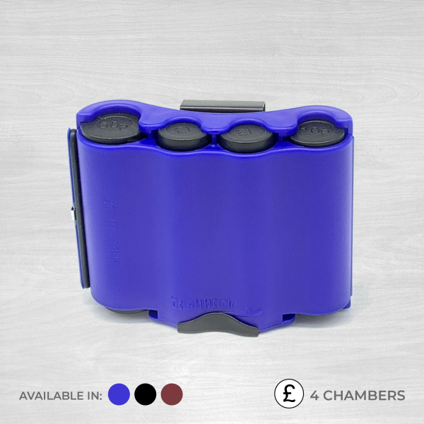 4 chamber coin dispenser blue