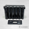 6 chamber coin dispenser black with screw fixture