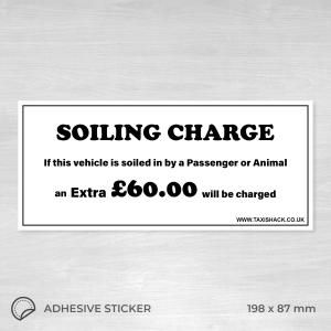 Soiling charge sticker