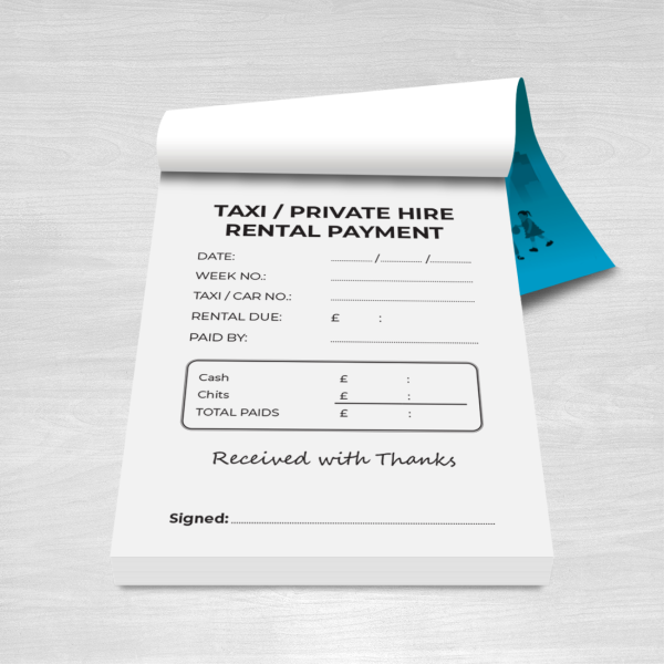 taxi / private hire rental payment