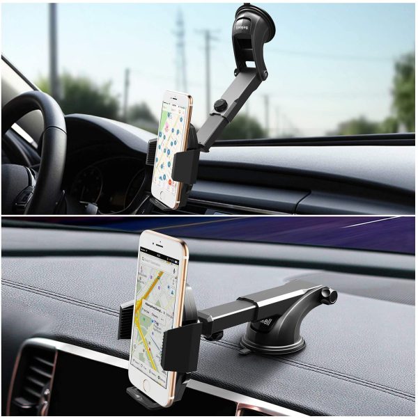 Mobile phone mount positioning