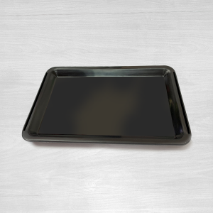 Black plastic tip tray