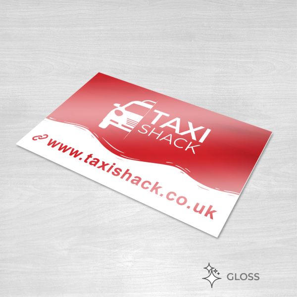 Gloss finish business card